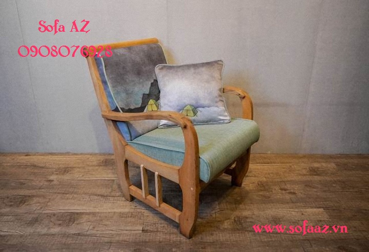 Màu vải chọn may nệm ghế sofa gỗ cũng rất phù hợp